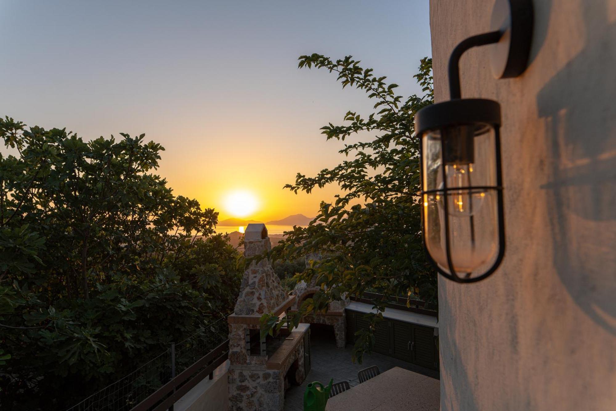 Villa Rosa - Luxury Villas With Panoramic Views Lagoudi Zia Екстериор снимка