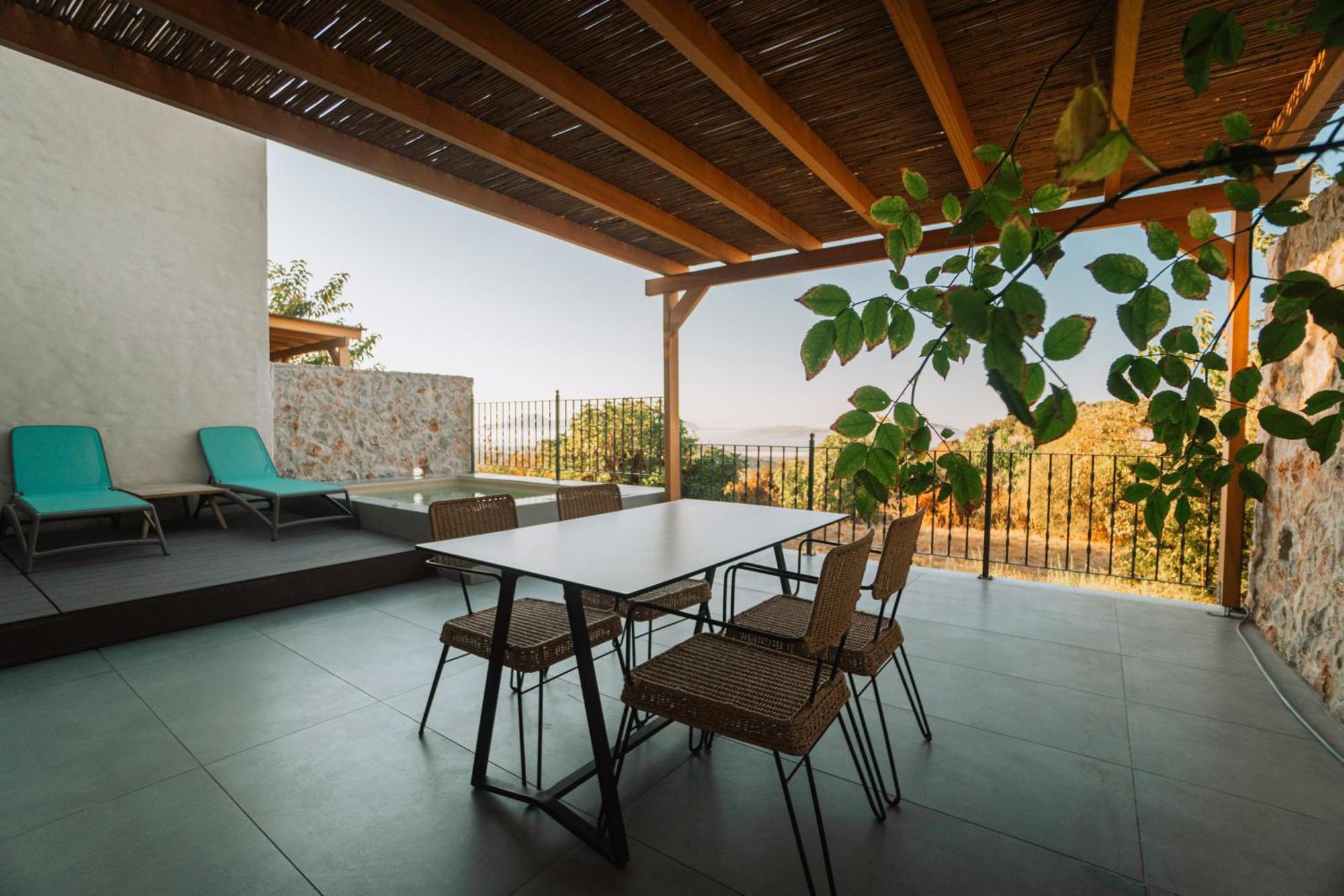 Villa Rosa - Luxury Villas With Panoramic Views Lagoudi Zia Екстериор снимка