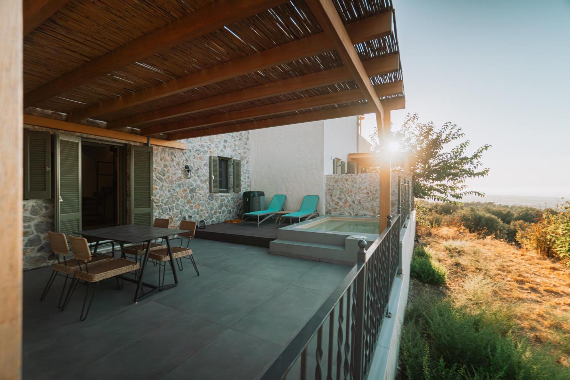 Villa Rosa - Luxury Villas With Panoramic Views Lagoudi Zia Екстериор снимка